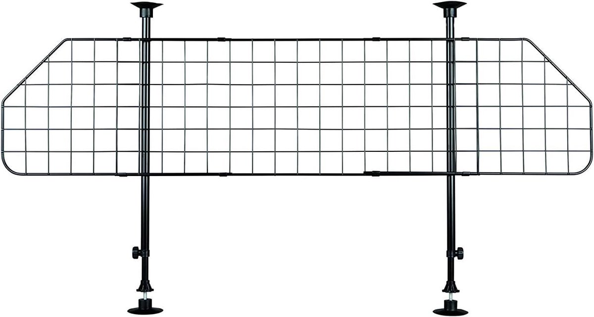 Autobarrière Honden - Hondenhek Auto - Veilig Reizen - Verstelbare Breedte - 125-140cm - Zwart