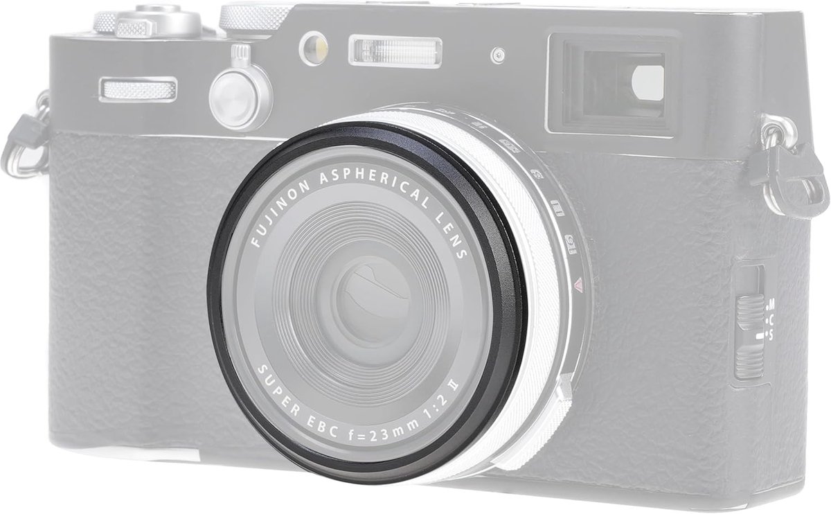 Camera Lens Ring - Decoratieve Ring - Camera Personaliseren - Aluminiumlegering Materiaal - 56mm Diameter - Zwart