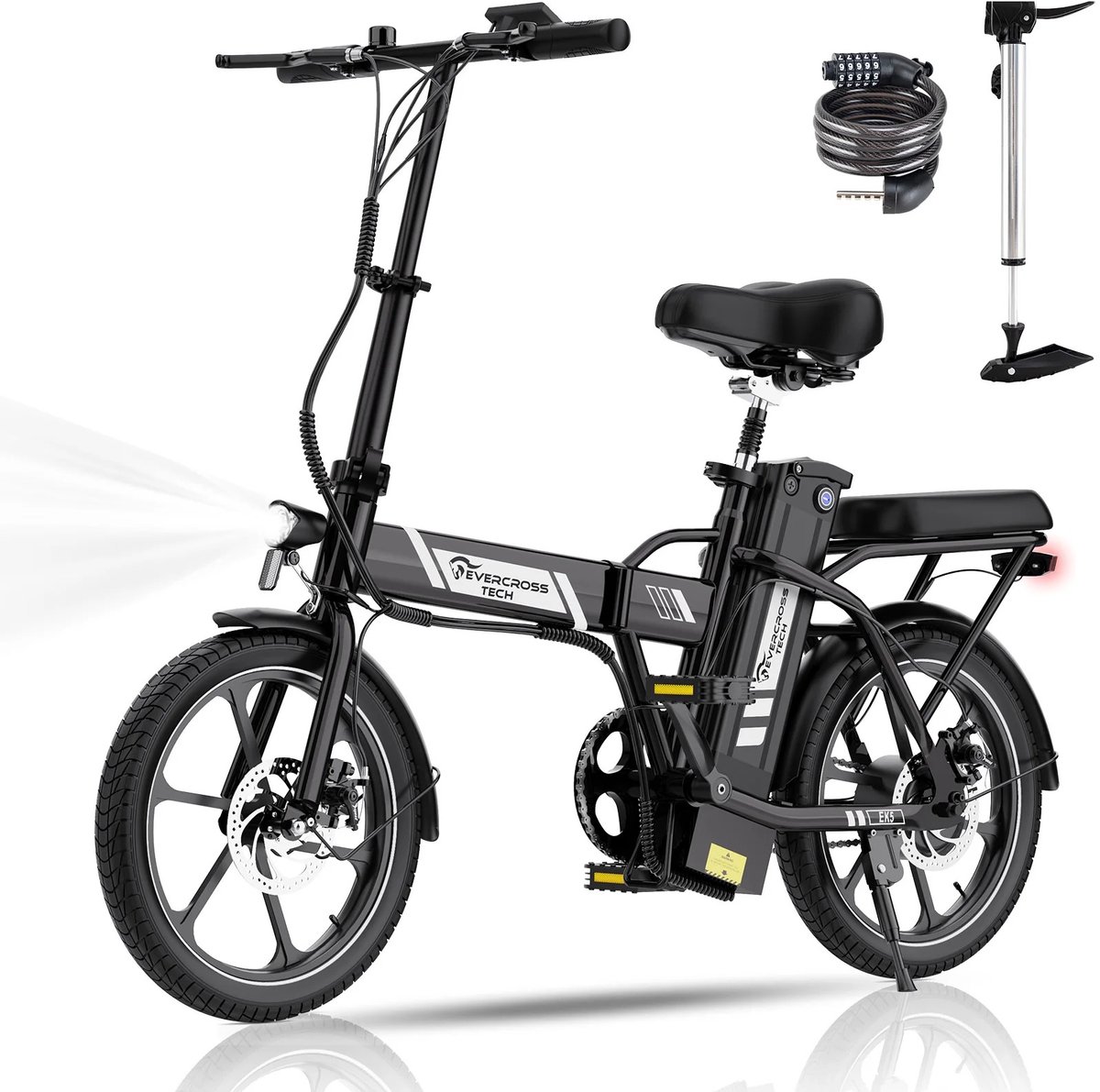 LUMÈ STORE Elektrische Fiets 16 Inch - Vouwfiets