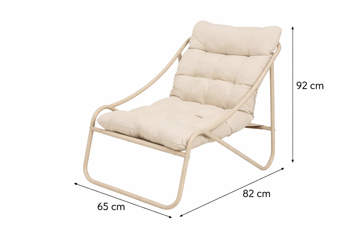 Japandi Style Lounge Chair – Elegant Minimalisme & Tijdloos Design (92 x 65 x 82 cm) thumbnail 2