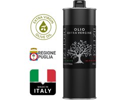 Gusto degli Zii Extra Vierge Olijfolie 750 ml – Italiaans Puglia – Koudgeperst – Antilekdop
