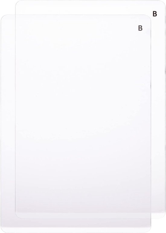 Basisplaten Set - Snijplaten Reserve - Die-cutting Embossing - A5 Formaat - 0.1 cm Hoog - Transparant — afbeelding 2