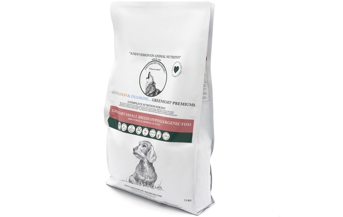 Greenheart Greenheart Hondenvoer Small Breed Hypoallergenic Fish 7,5 kg - Hond > Hondenvoer