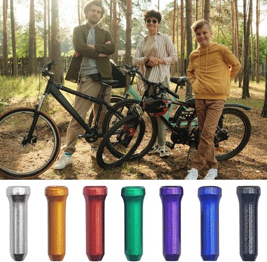 100 Stuks Eindkappen Voor Fietskabels – 4 Mm En 5 Mm, Zwart, Kunststof, Voor Rem- En Versnellingskabels, Voor Racefiets En Mountainbike