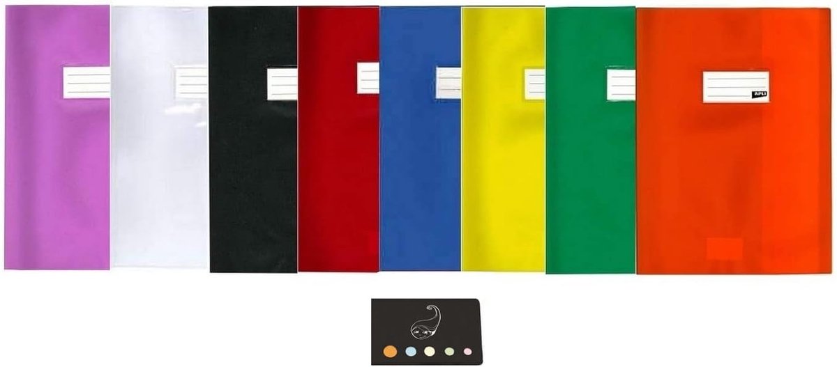 Mapmap Mapmap - Mapmap Mapmap - Schoolwerk - Set van 8 - A4 Plus - Diverse kleuren