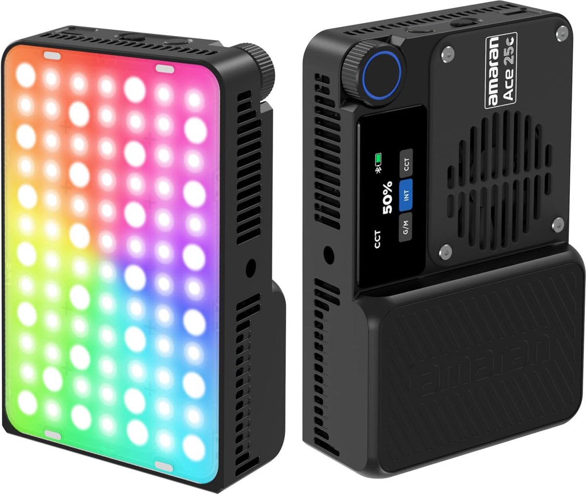 Draagbare Videolamp - Full Color Lamp - Film & Foto - Magnetische Bevestiging - 11.8 x 7.7 x 3.3 cm