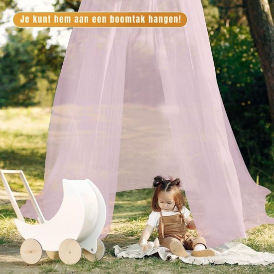 DnA® Klamboe - Klamboe 2 Persoons - Klamboe 1 Persoons - Klamboe Baby - Klamboes - Roze - 600cm x 250cm x 1050cm — afbeelding 4
