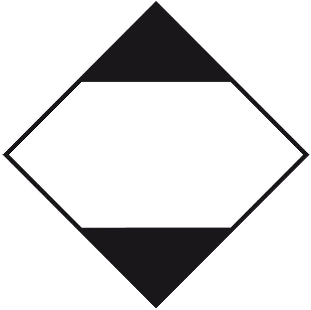 ADR bord beperkte hoeveelheden - aluminium 250 x 250 mm