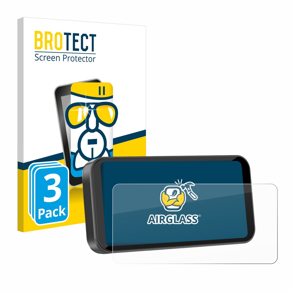 Screenprotector 3 Stuks voor Carpuride W603 6.3" Beschermglas transparant