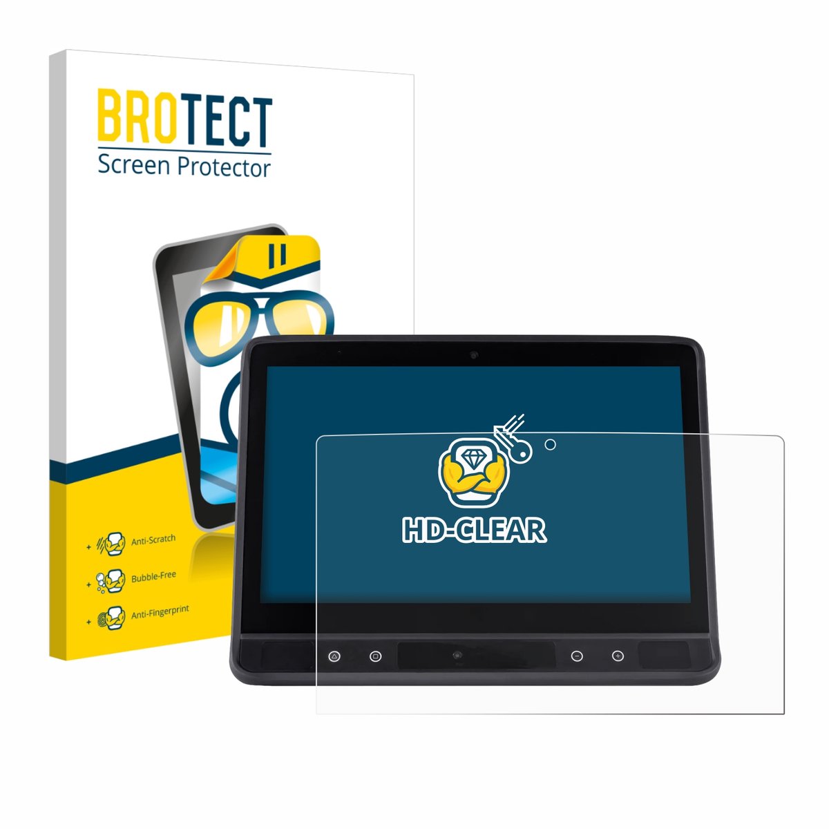 BROTECT - Screenprotector voor Tobii Dynavox TD I-16 - Folie Beschermfolie transparant
