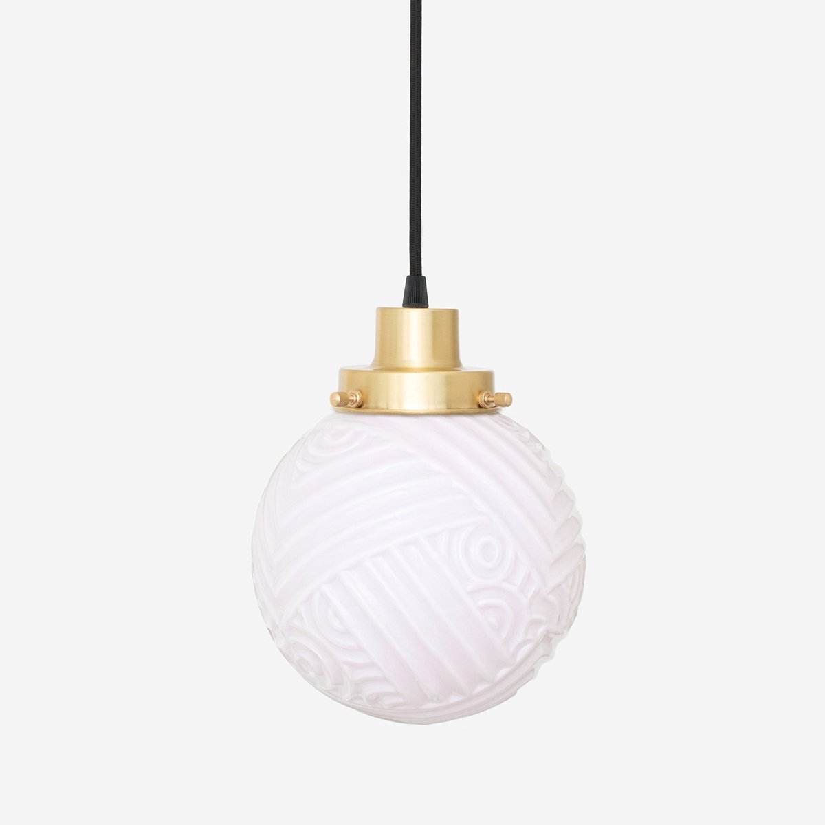 Hanglamp aan snoer Nouveau Romance Blush 20's Messing - Art Deco Trade
