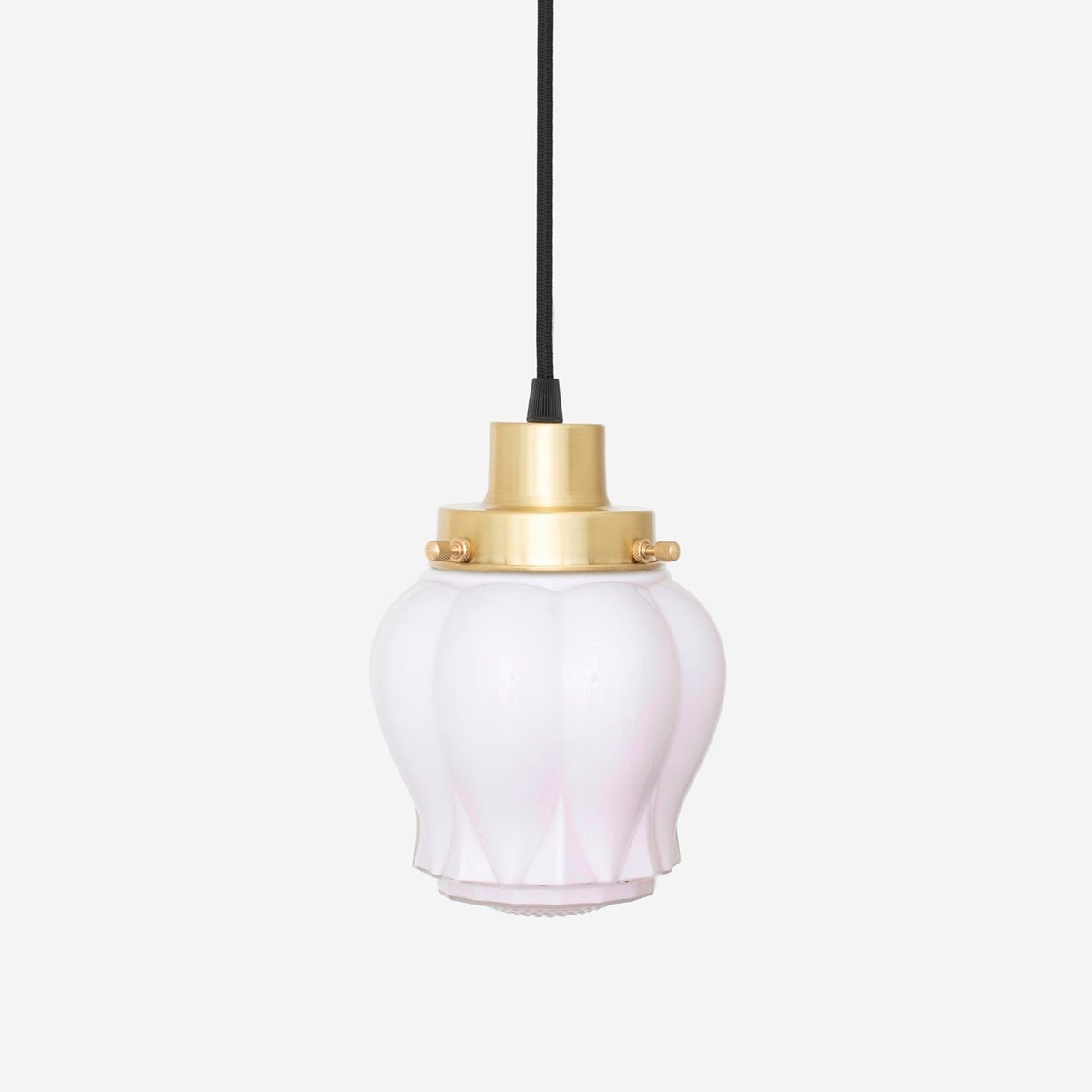 Hanglamp aan snoer Eden Blush 20's Messing - Art Deco Trade