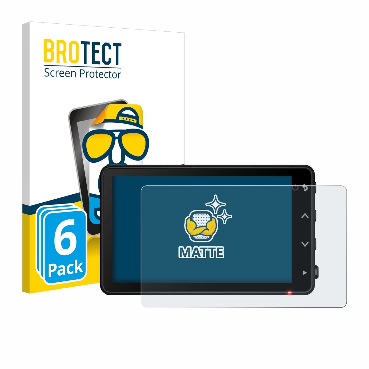 BROTECT - Screenprotector voor Garmin Catalyst 2 - Folie Beschermfolie matte 6 Stuks