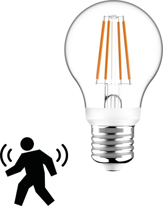 LED’s Light sensor E27 – bewegings- en daglichtsensor – warm wit