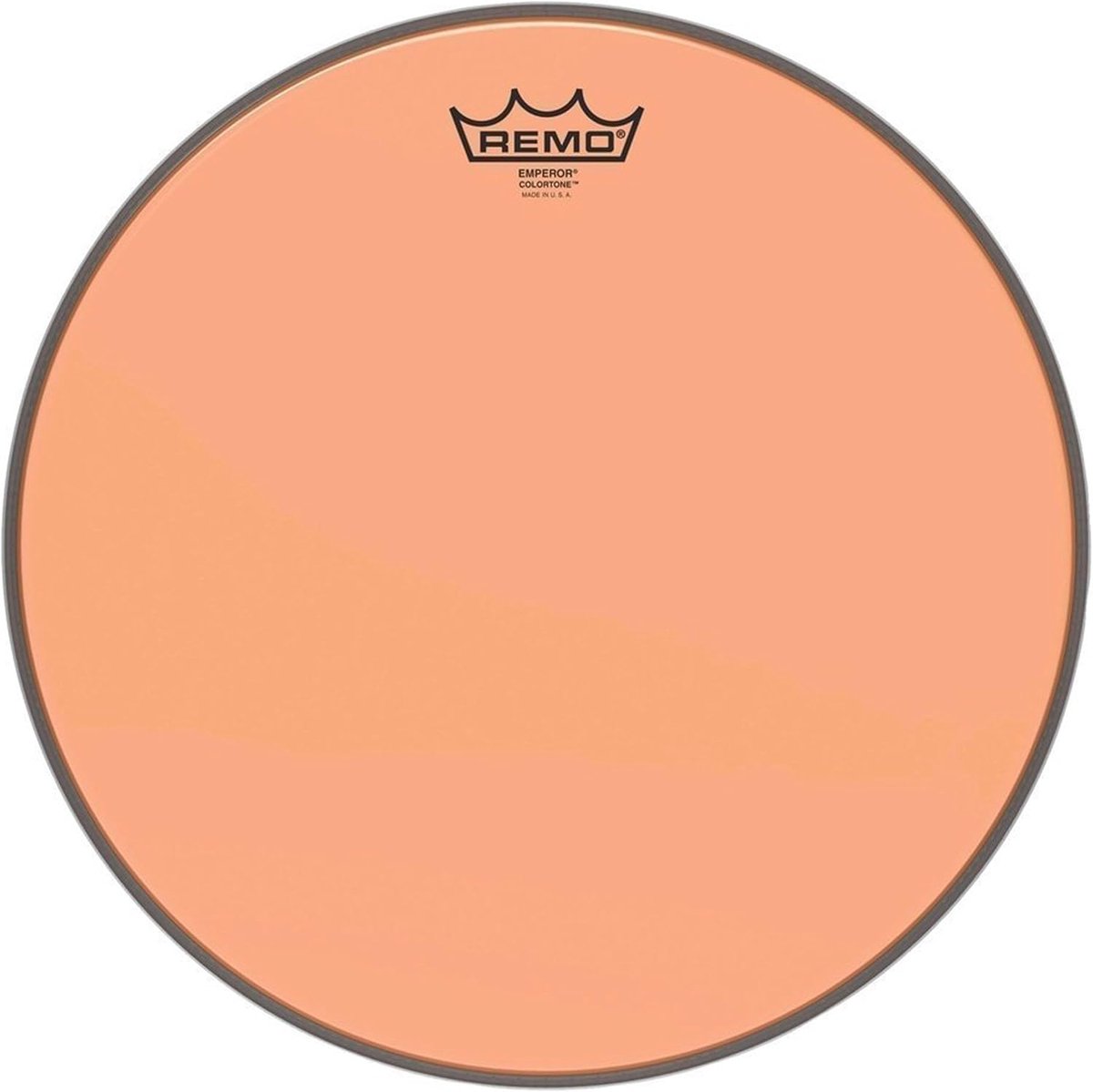 Drumvel Clear - Percussie Huid - Muziek Maken - Dubbele Mylar Laag - 8 Inch - Oranje