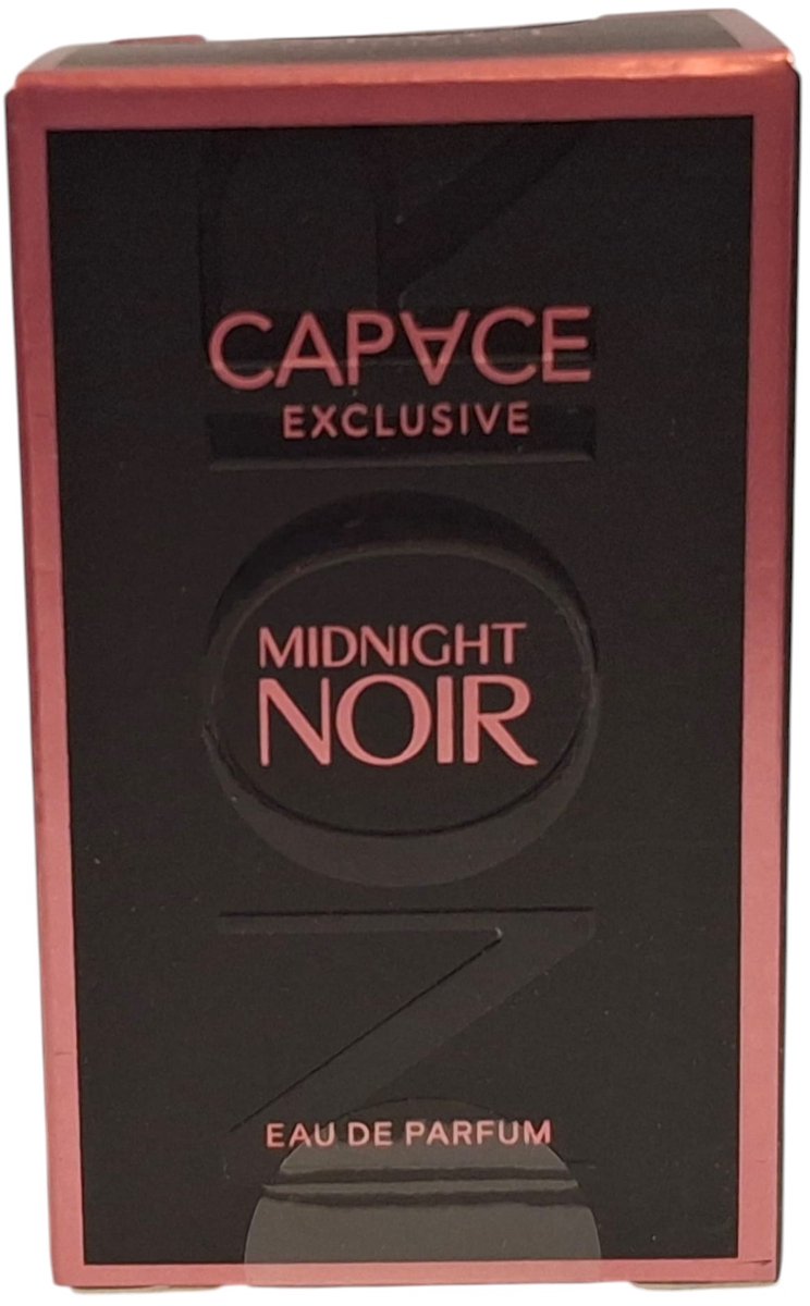 Capace Exclusive Midnight Noir Eau de Parfum 15 ml – Mini Dames Parfum – Oriëntaals – Handtas Formaat