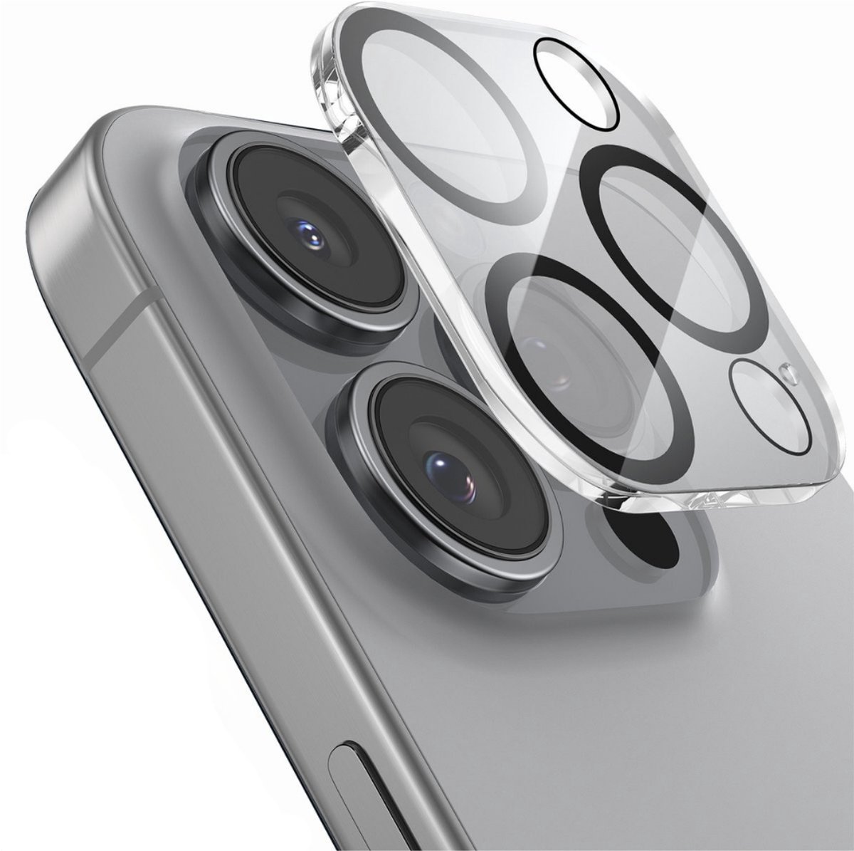 Viewr Camera Lens Protector iPhone 16 Pro / 16 Pro Max – 9H Gehard Glas Camerabeschermer