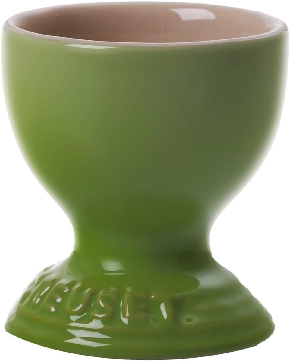 Eierdopje Keramisch - Eierhouder - Ontbijt Tafel - Stevige Basis - 6 x 5.4 cm - Groen