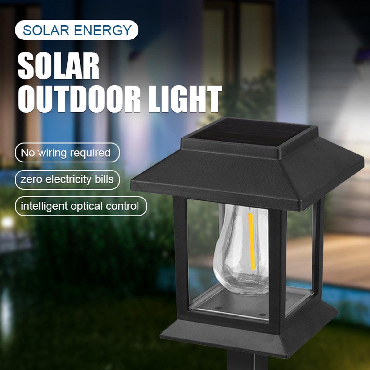Zonne-energie buitenlamp, set van 2, waterdichte solar padlamp voor buiten, geschikt voor uw tuin, landschap, pad, binnenplaats, patio, oprit, grassprietlamp, buiten sfeervolle padlamp, stijl 3 — cadeau in Wonen & Interieur - foto 3