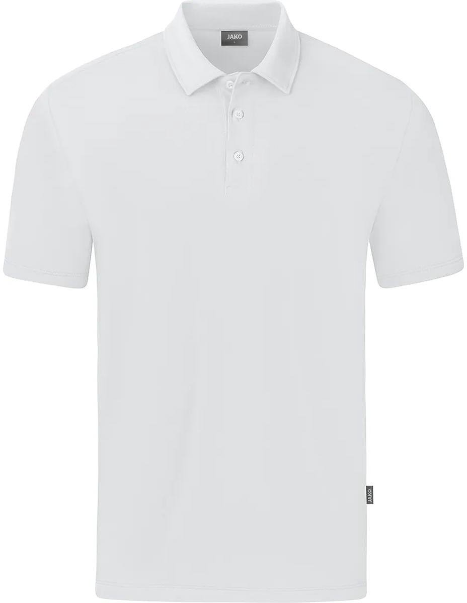 Jako Organic Polo Stretch Heren - Wit | Maat: 5XL