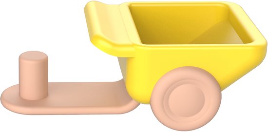 Klorofil Speelset Tuinieren - Tractor met Aanhangbare Kruiwagen, Tuindersoutfit met Gieter en Accessoires - Inclusief Brie Muisfiguur - Speelgoed vanaf 18 Maanden - Stimuleert Fantasie en Rollenspel van Klorofil — afbeelding 2