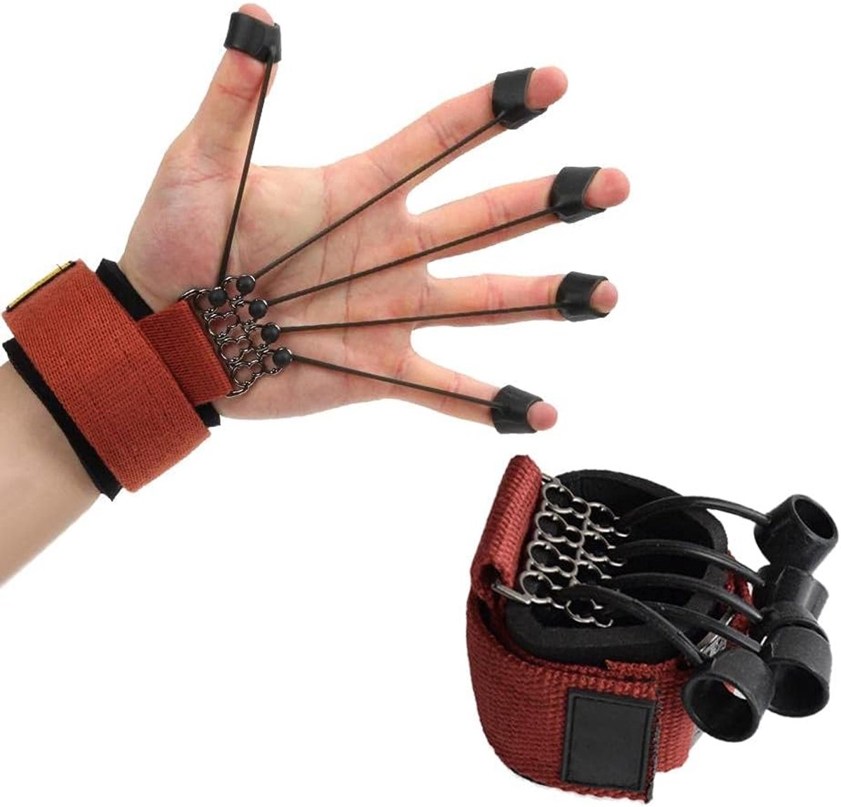 Vingerrekker - Handtrainer - Handkracht Opbouwen - Siliconen Materiaal - Compact Formaat