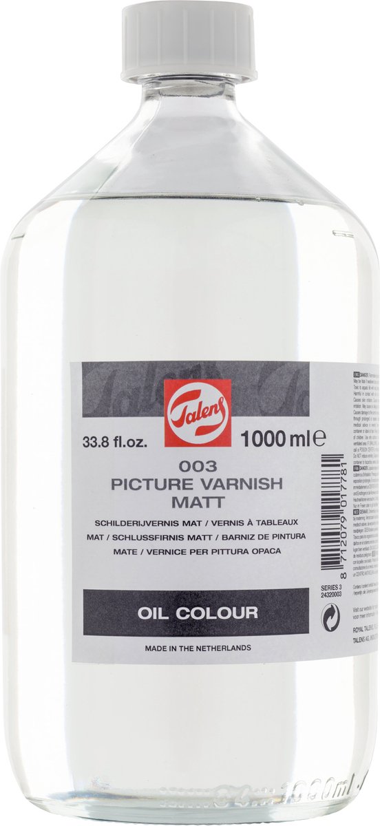 Talens Schildersvernis mat voor Olieverf 1000mL 003