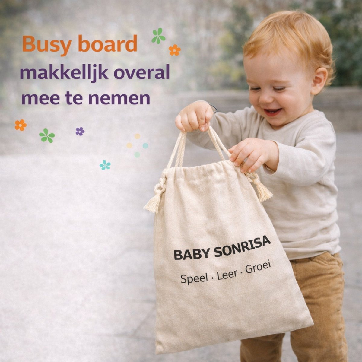 Montessori Activiteitenboekje Giraffe - Sensorisch Speelgoed - Extra Dik - Busy Board - Educatief Speelgoed - Montessori - Speelgoed - Inclusief Tas - Leeftijd 2 tot 7 Jaar — afbeelding 10