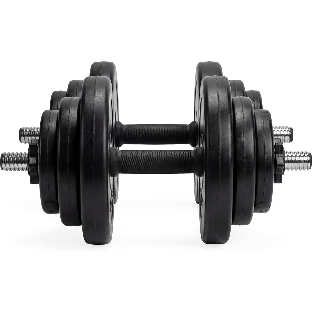 VirtuFit Verstelbare Dumbbell Set 28 kg - Vinyl - 2 x 14 kg Dumbbells - Gewichten Set - Halterset - Dumbells - Voor Krachttraining – foto 4
