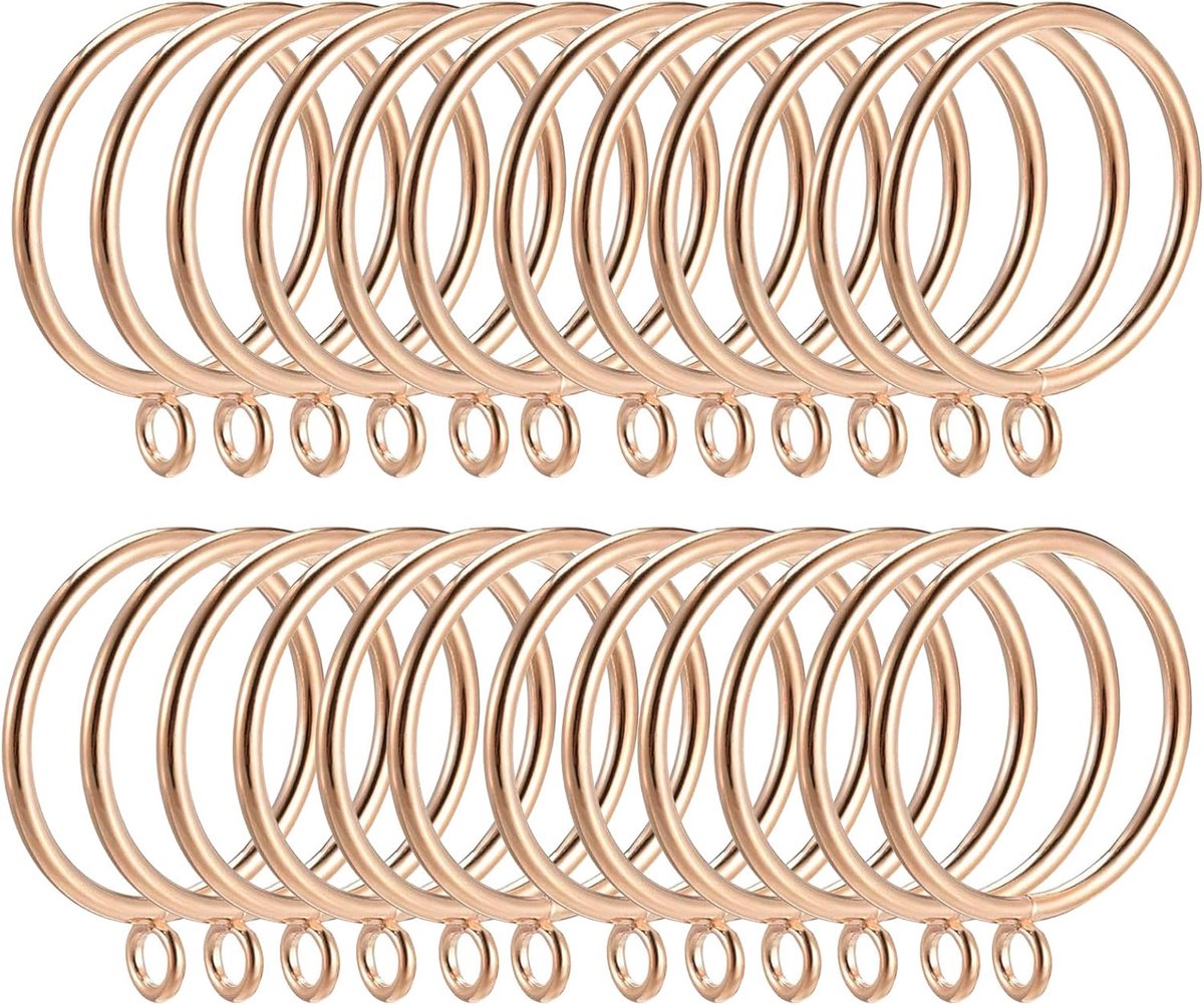Metalen Gordijnringen - Gordijn Hangers - Raambekleding Ophangen - Gepolijste Afwerking - 