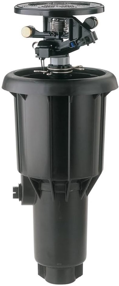 Irrigatiesproeier - Gazonsproeier - Automatische Bewatering - Werkt bij lage druk - 23 x 12 x 12 cm - Grijs