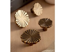 Aurel Luxery Hardware - Meubelknop - Roos - Antiek Brons - Massief Messing - 29mm Aurel Luxery Hardware - Meubelknop - Roos - Antiek Brons - Massief Messing - 29mm