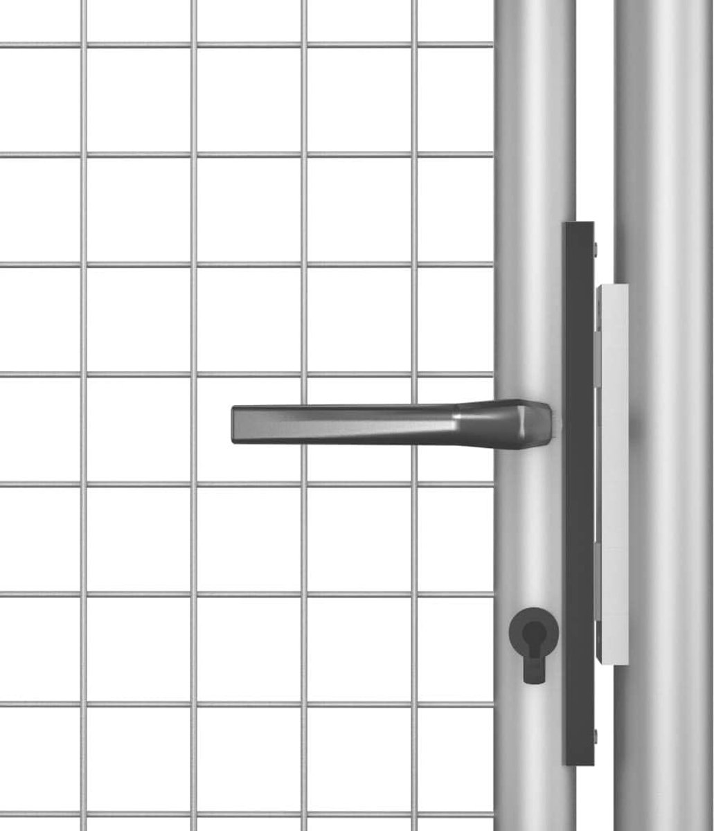 Tuinpoort Staal - Hekwerk Deur - Veilige Toegang - Roestbestendig Verzinkt - 105x225cm - Z