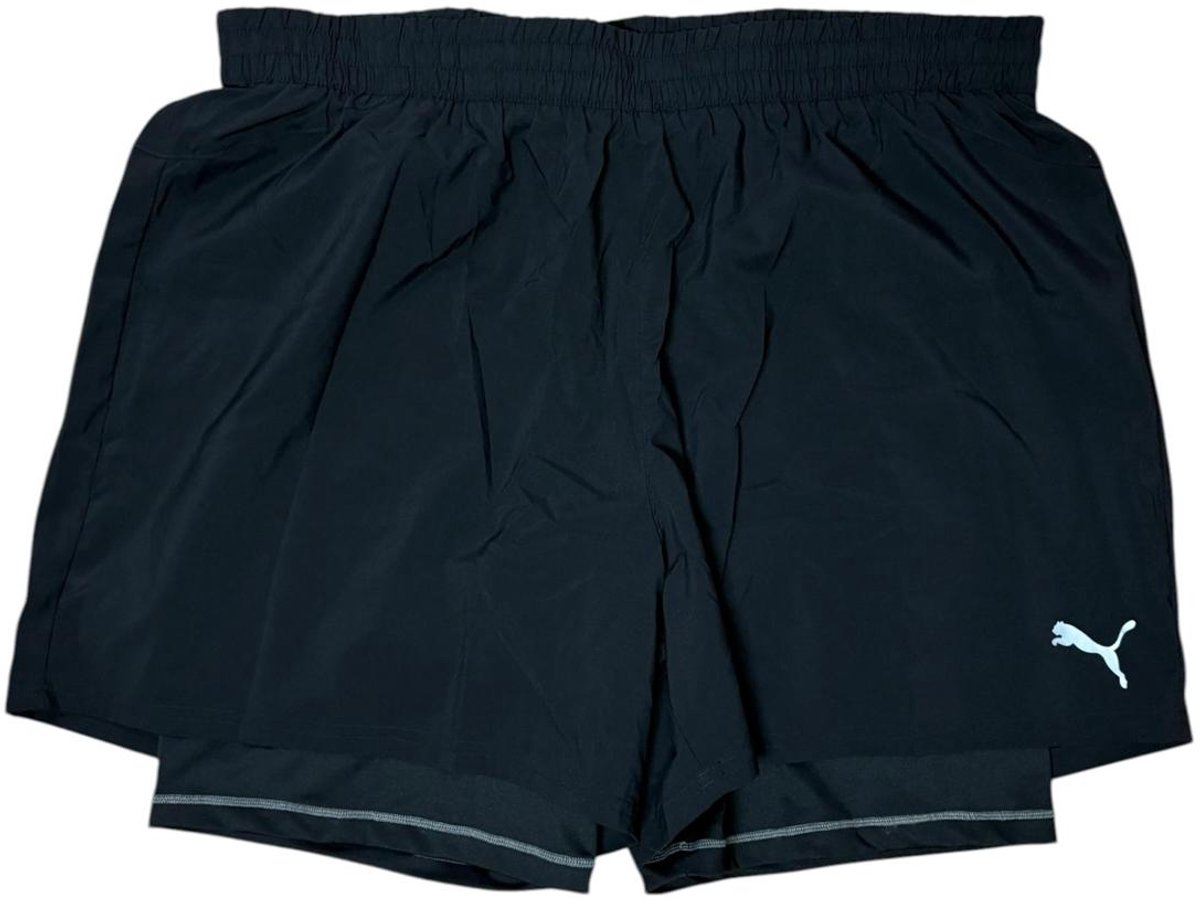 PUMA Run Graphic 2in1 5″ Short Mannen Zwart