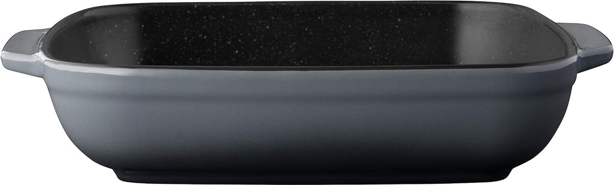 Ovenschaal Vierkant - Keramische Schaal - Oven Gebruik - Vaatwasserbestendig - 27cm - Gem