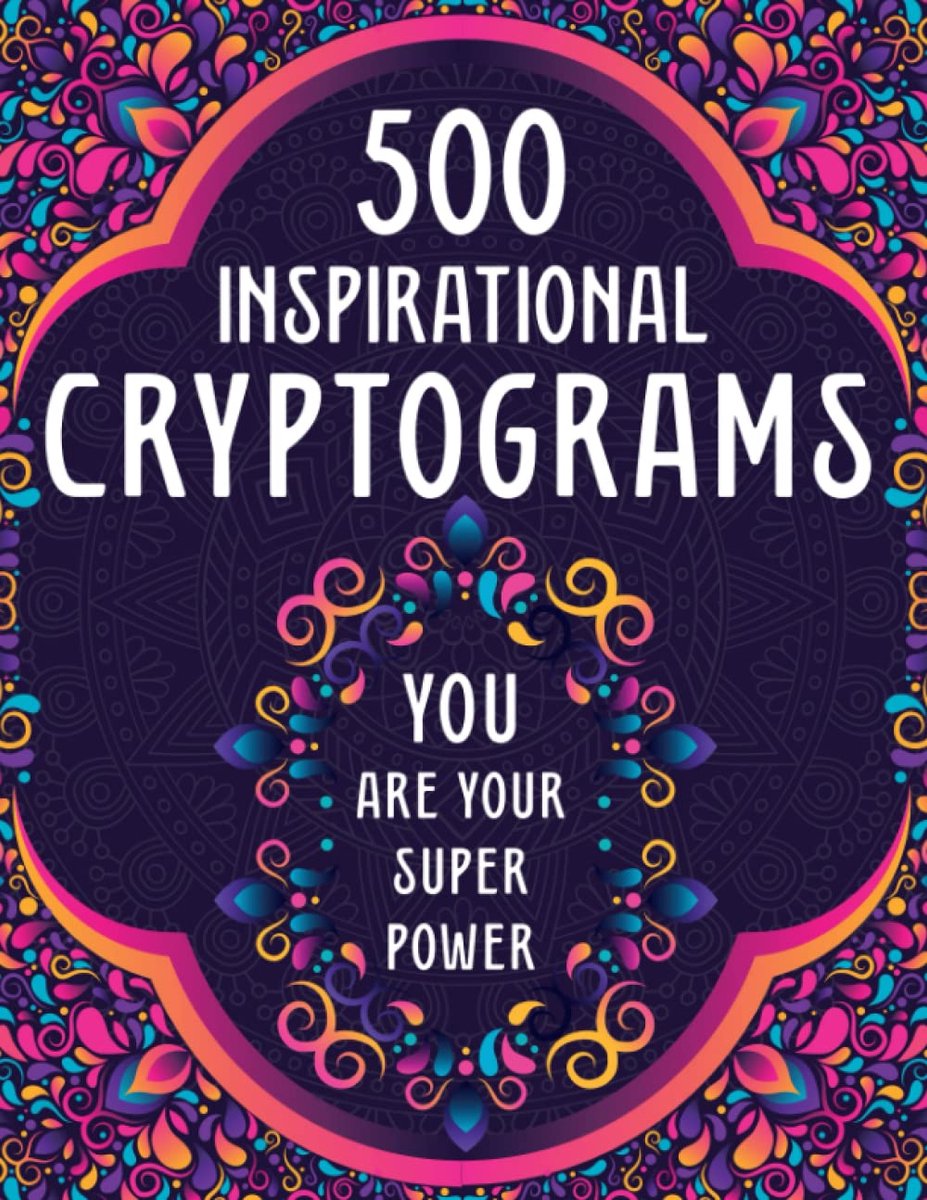 Cryptogram Puzzelboek - Raadsels Puzzels - Mentale Fitness - 500 Inspirerende Quotes - Groot Formaat