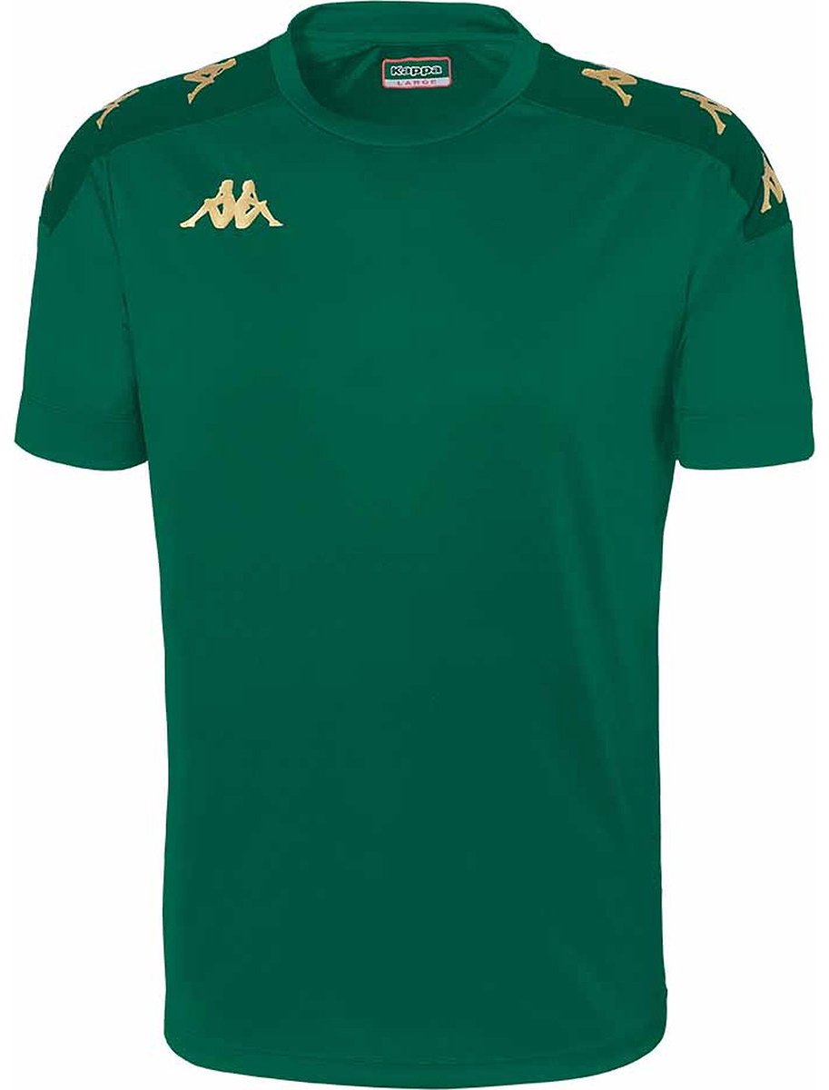 Kappa Banda Gianto Shirt Korte Mouw Heren - Groen | Maat: S
