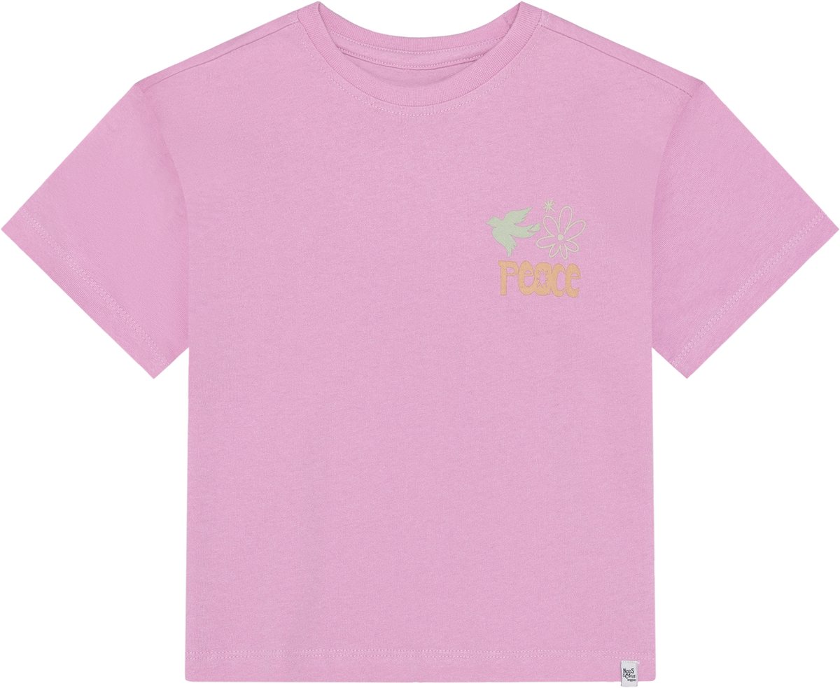 Noppies T-shirt - Backprint - Pastel Lavender - Maat 122