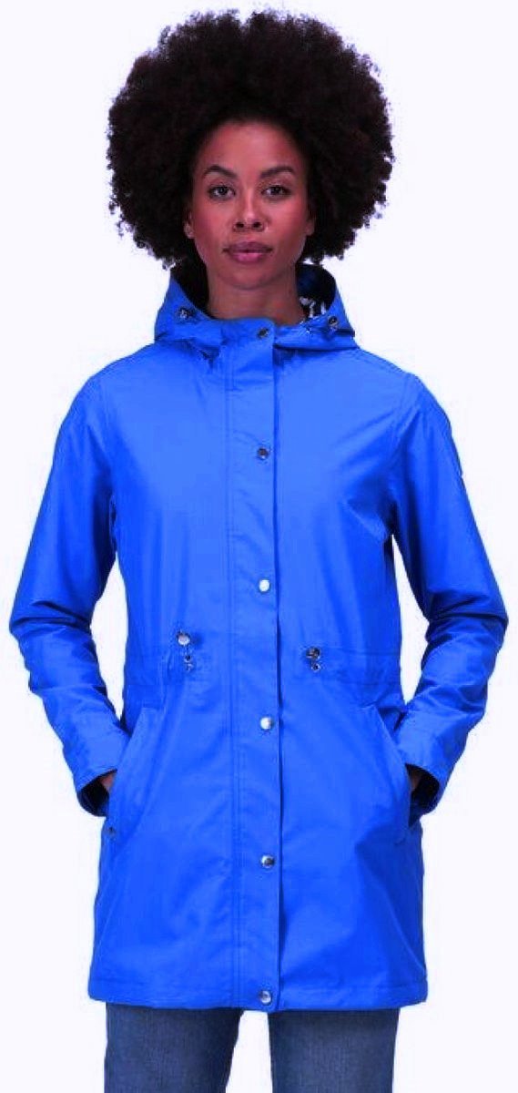 De Regatta Blakesleigh jas met capuchon dames waterdicht ademend Blauw