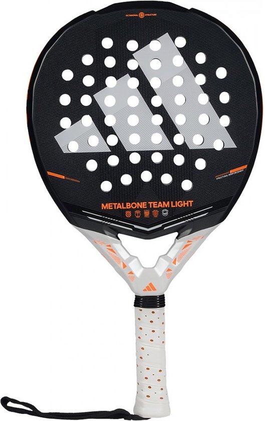 Adidas Metalbone Team Light 2026 Padelracket Dames - Zwart / Wit | Maat: UNI