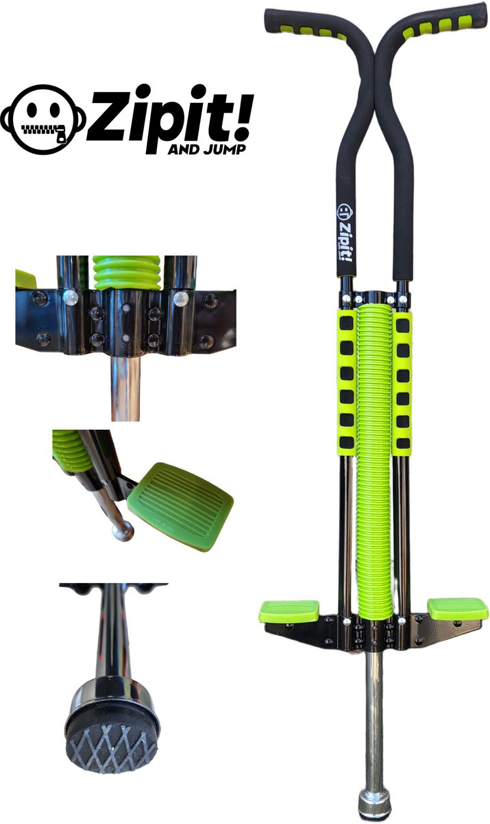 Zipit Classic Foam Pogostick Green 29-70kg