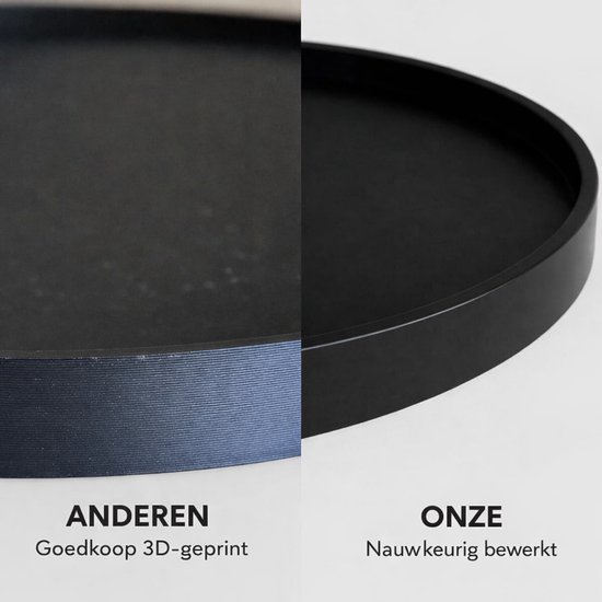 Rond Plateau voor akoestisch wandpaneel -Akupanel - akoestische panelen - Akoestisch paneel - 1 stuk - Boren niet nodig - 10 tot 15 mm ruimte tussen de latten - Diameter 14cm