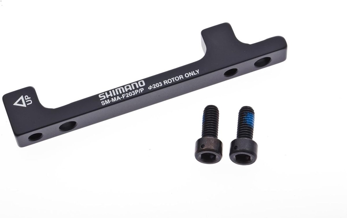 Fietsrem Adapter - Remonderdeel - Montage Fiets - Post Mount - 203 mm - Zwart