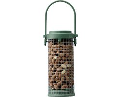 Famiflora Voedersilo Pinda's - Gerecycleerd - Buitenvogels - 210g - Volledig recyclebaar materiaal - Inclusief 210g pinda's - Klassiek en stevig ontwerp