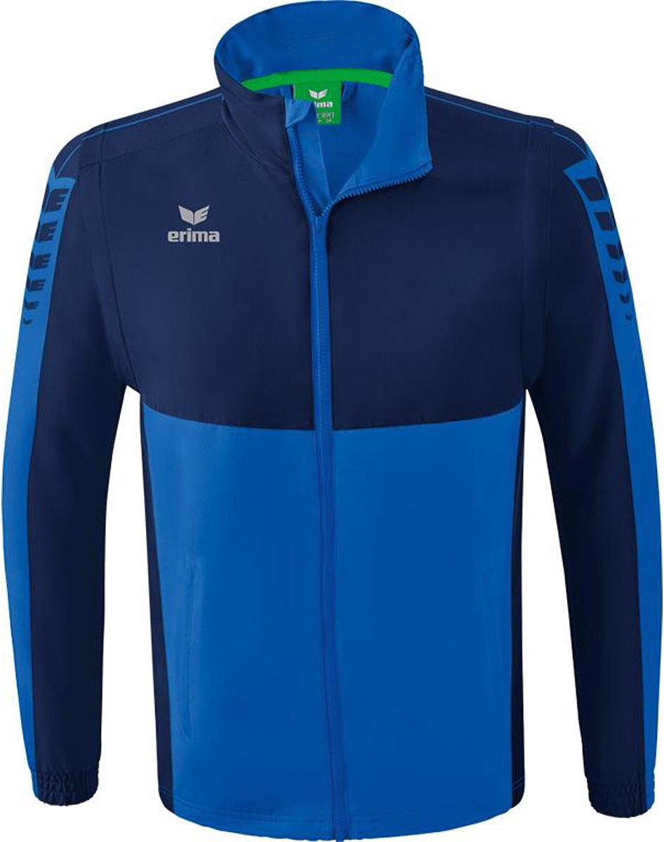 Erima Six Wings Jack Met Afneembare Mouwen Heren - New Royal / New Navy | Maat: M