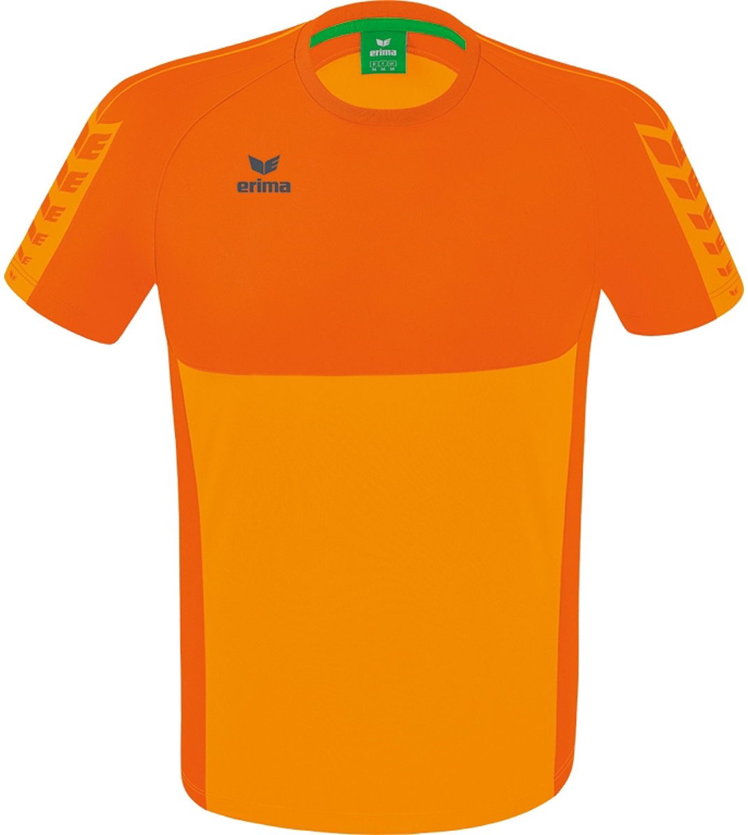 Erima Six Wings T-Shirt Kinderen - New Orange / Oranje | Maat: 164