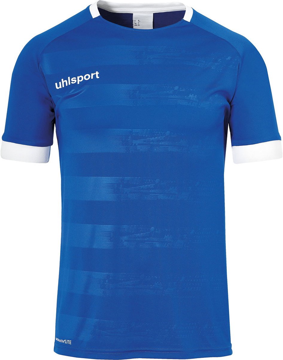 Uhlsport Division 2.0 Shirt Korte Mouw Heren - Royal / Wit | Maat: XL