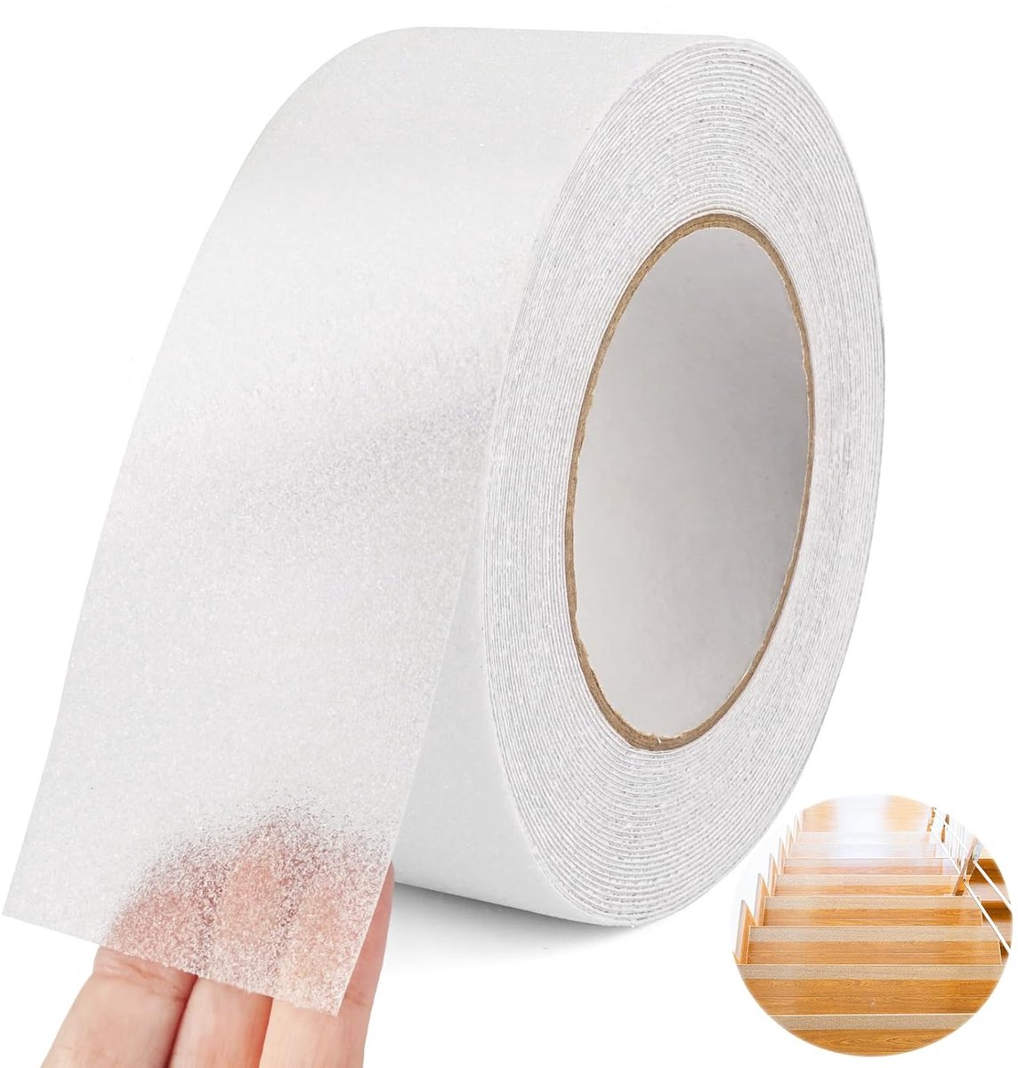 Antislip plakband, trap, antislipband, zelfklevend, 5 cm x 10 m, waterdicht, antislip tape, voorkomt vallen bij ouderen en kinderen, binnen en buiten.
