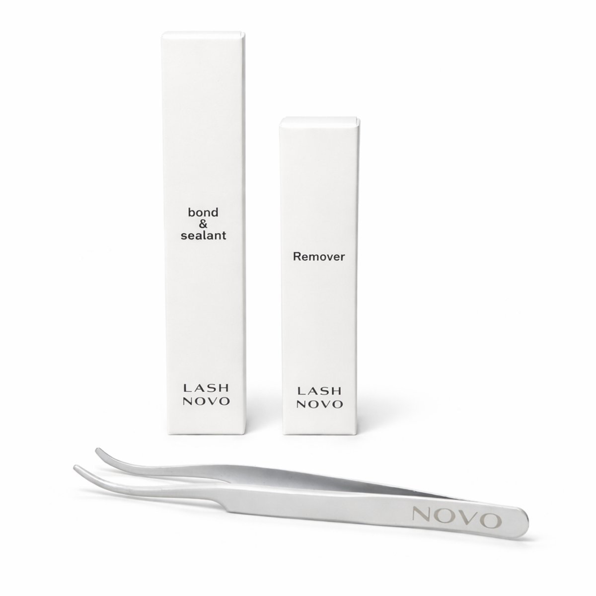 Lashnovo Fast Lashes - Starterkit - Bond & Sealant, Remover, Tweezer - Wimpers - Wimperextensions