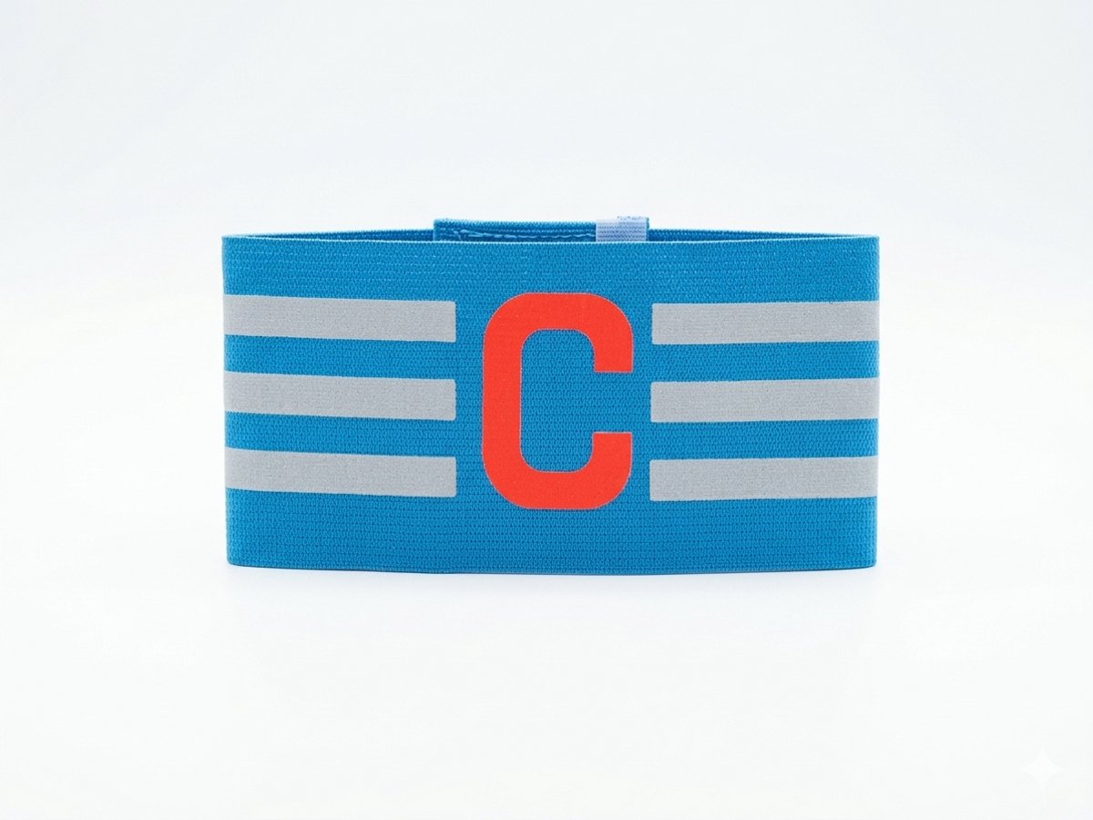 Quality Trade - Aanvoerdersband - Elastisch - Verstelbaar met klittenband - Junior en Volwassenen - Meerdere kleuren - Sport - Voetbal - Hockey - Unisex